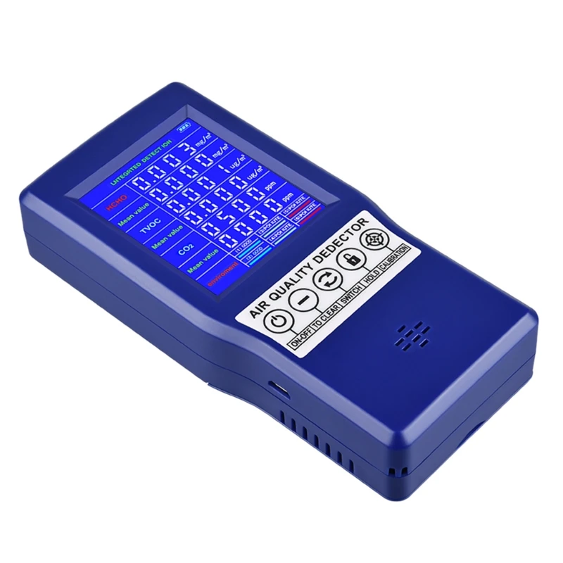 

A0KF CO2 Formaldehyde TVOC /AQI/ Multifunctional Air Gas Detector Air Quality Monitor Upgraded Tester