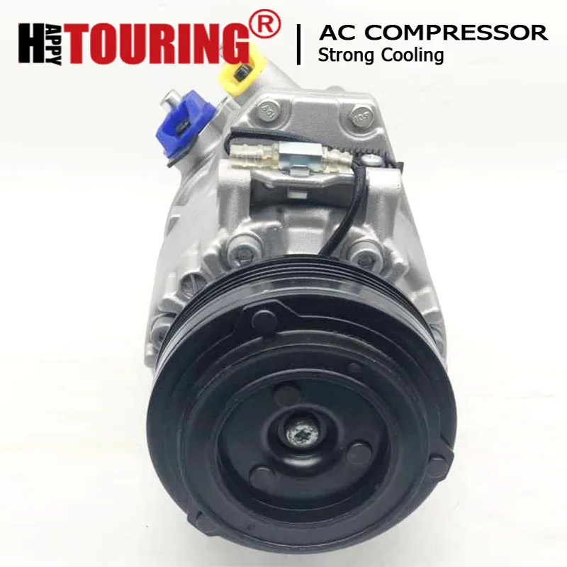 Компрессор переменного тока CSV717 для BMW X5 4.4L 4.8L 2003-2006 гг. 64526917864 691786403 64529158039 CO 11156C 4PK