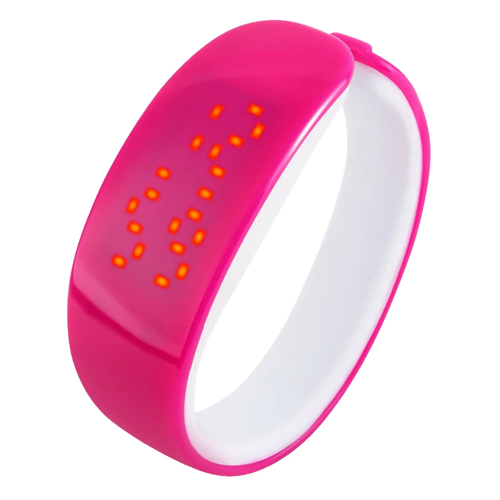 

LED Digital Smartwatche Bracelet Waterproof Plating Wrist Date Display Sport Tracker
