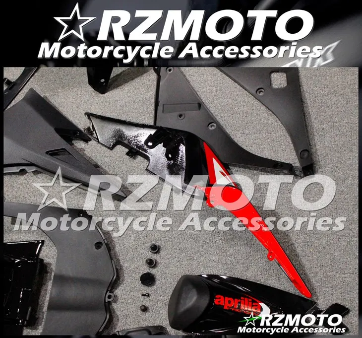 Литьевая Форма ABS Полный обтекатели наборы Подходит для Aprilia RS4 50 RS125 2012 2013 12 13 14 15 тела набор красный черный