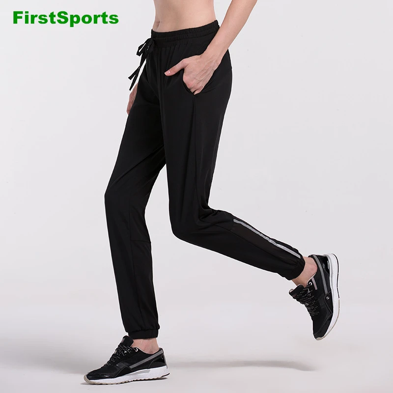 Летние спортивные штаны для бега женские свободные тренировочные брюки йоги