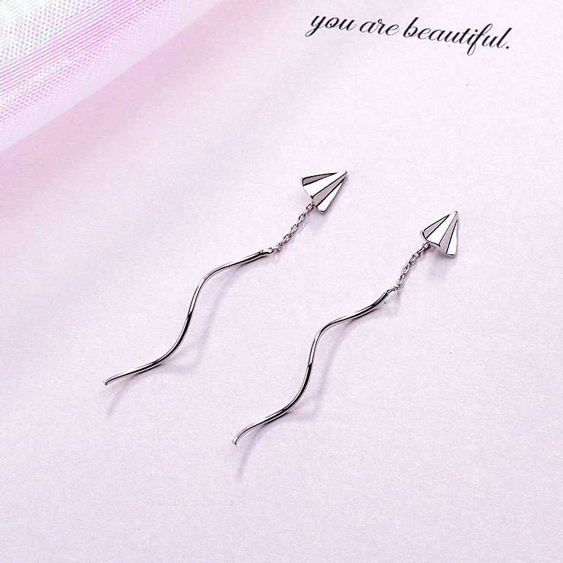 Todorova оптовая продажа оригами самолета длинные серьги с кисточками самолёт