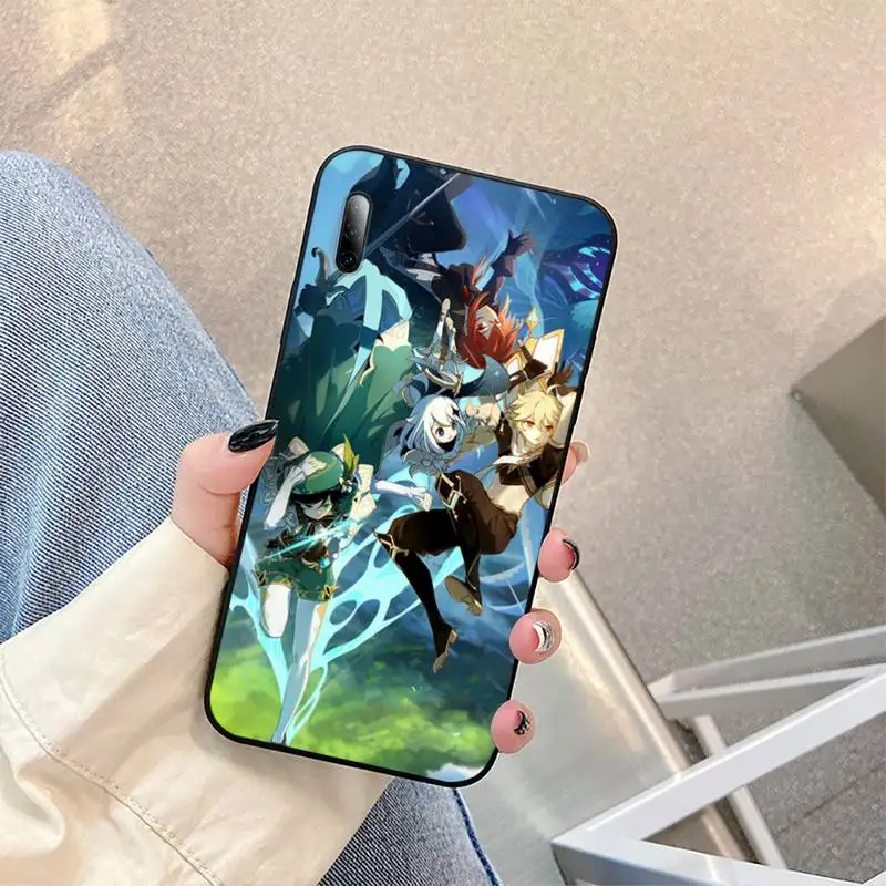 

Top games Genshin Impact Phone Case for Samsung S6 S7 edge s8 s9 s10 S20 plus lite2019 2020 S10E Cover