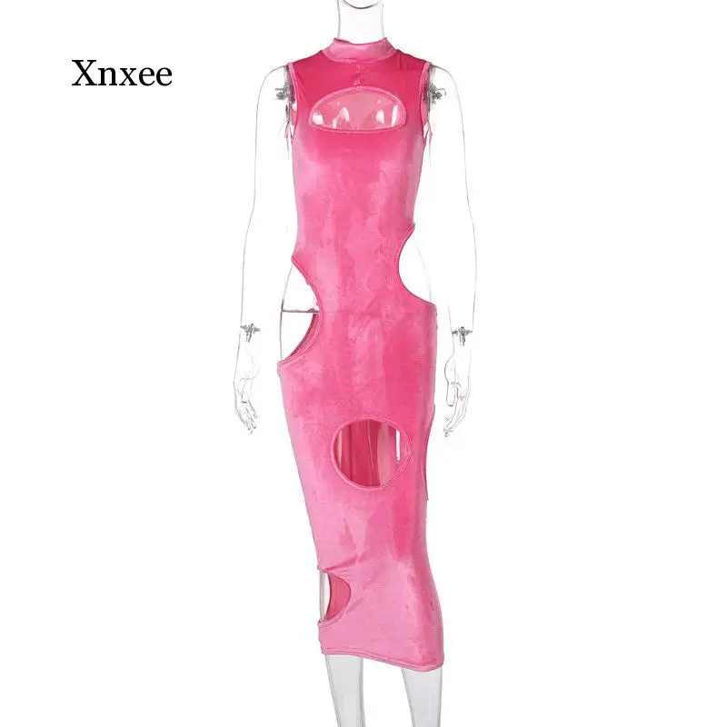 

Summer Women's Sexy Long Skirts Women's 2021 Spring Irregular Shape Streetwear Sleeveless Design Feel Hot