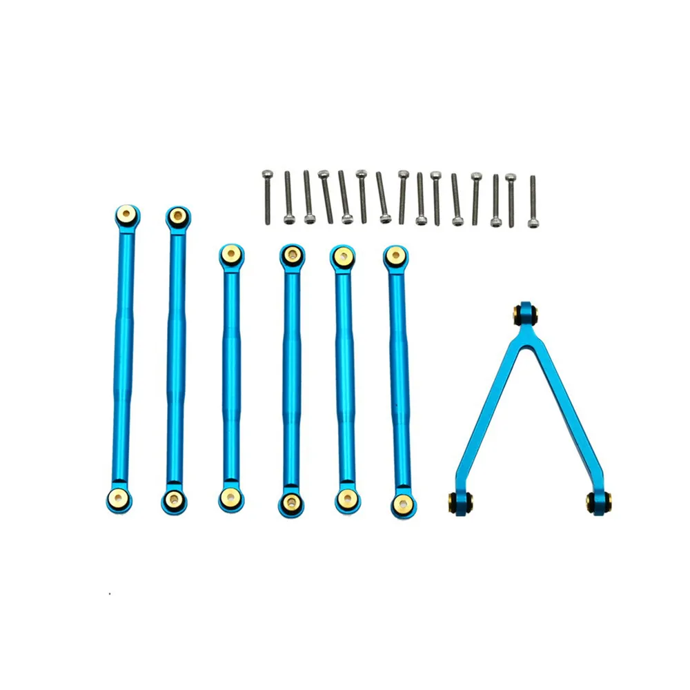 

Aluminum Alloy Pull Rod Linkage Kits Set for 1/24 Axial SCX24 90081 RC Car Upgrade Parts