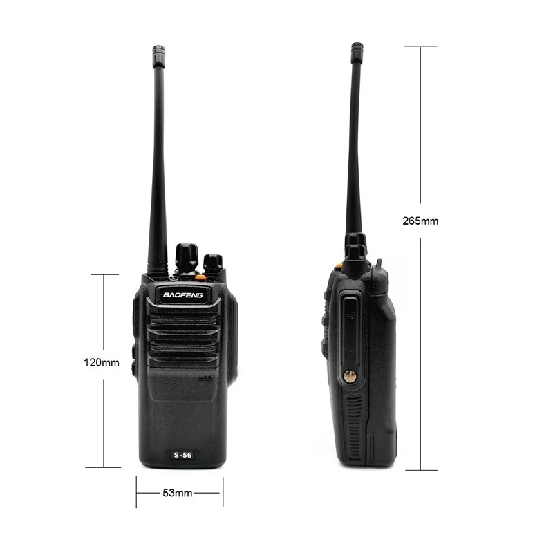 2 шт. BAOFENG S-56 высокое Мощность 10 Вт Водонепроницаемый иди и болтай Walkie Talkie “иди км