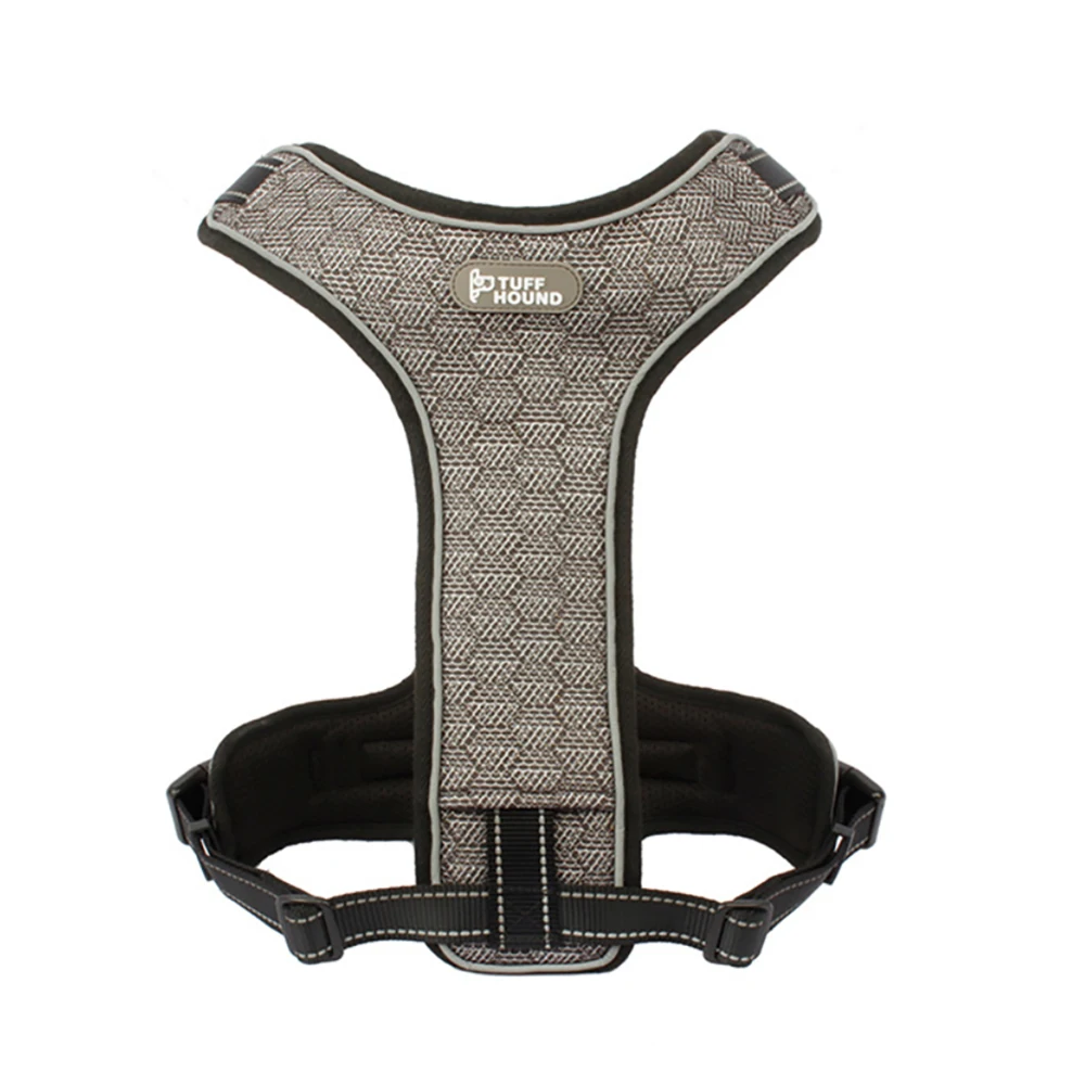 Светоотражающий Поводок для собак регулируемый не тянет нейлон Сбруя поводок