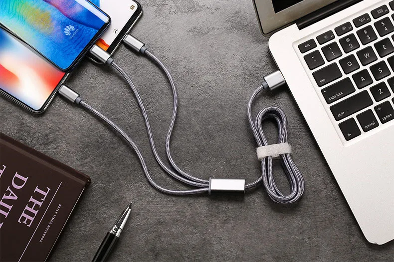 Быстрая зарядка USB линия 3 a кабель для передачи данных type-C кабель для зарядного устройства Micro USB кабель как одна телефонная линия для iPhone7