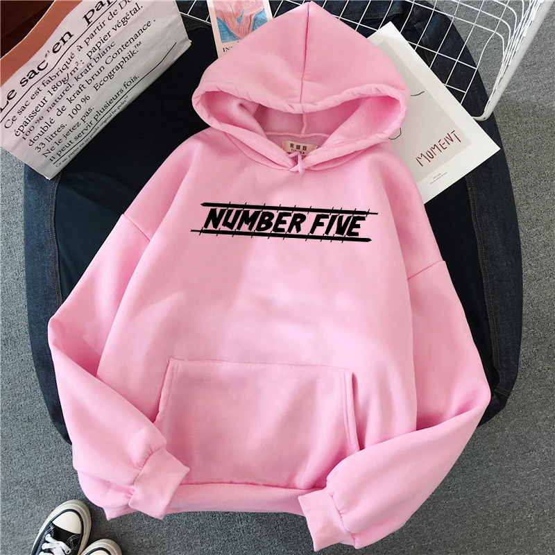 

Kawaii Harajuku The Umbrella Academy Hoodie Unisex Letter Print Ullzang Cute Funny Cartoon New Anime Sweatshirts kawaii hoodie