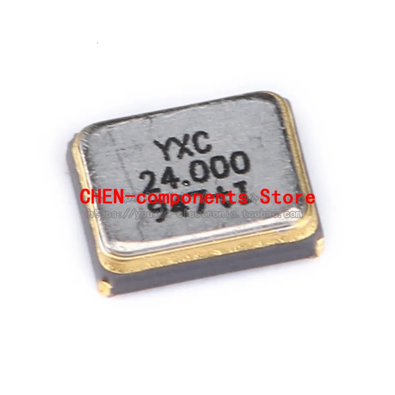 

5 шт. SMD пассивный кристалл YSX211SL 24 МГц 8PF 10PPM X201624MKB4SI 4 фута