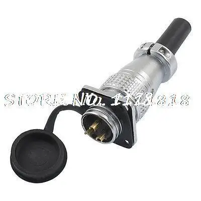 

Three Pins Electrical Quick Circular Connector AC 250V 7A