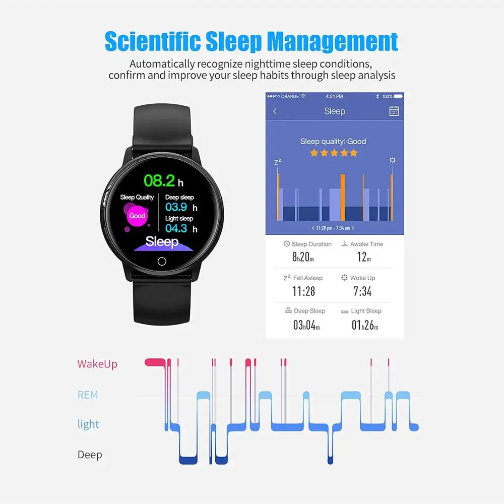 E38 Смарт часы мужчин круглые смарт смартчасы мужские электронные