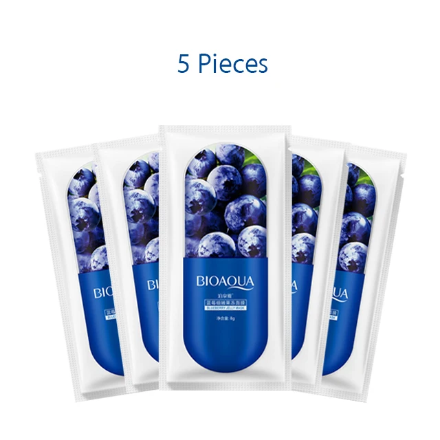 BlueBerry 3 типа уход за кожей алоэ вера черника растение для маски или крема для лица вишня увлажняющая отбеливающая обернутая маска для лица Уход - Цвет: BlueBerry