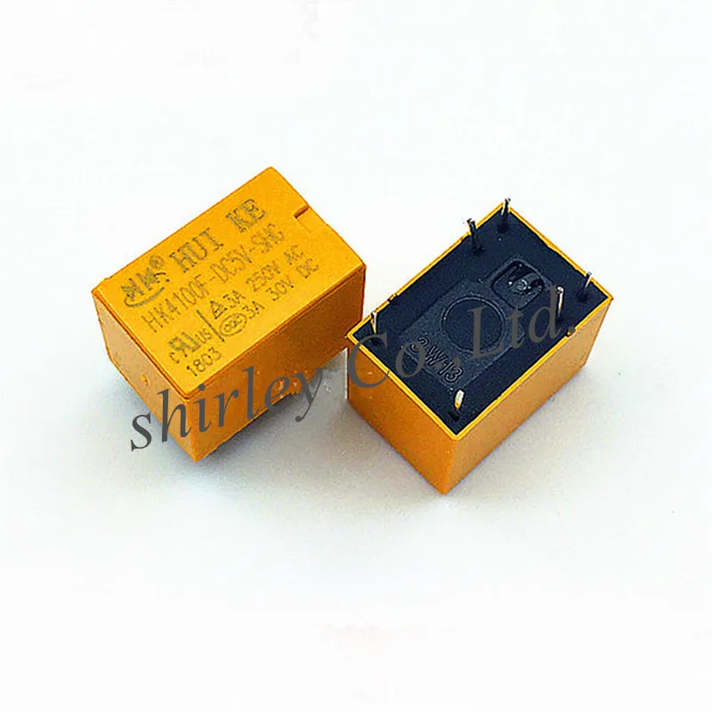 Бесплатная доставка 20 шт. 100% новое оригинальное реле 5 в пост. Тока 9 В 12 24 В-шг HUI KE