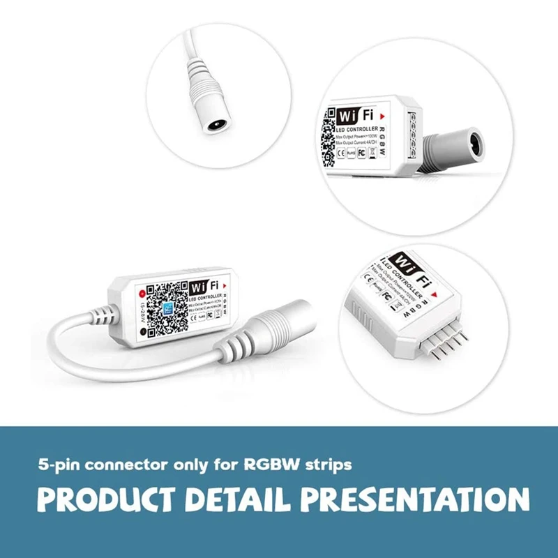 RGBW LED Strip Controller Bluetooth Wifi App Controlled Dimmer Control For Android / IOS System Light Chain | Лампы и освещение