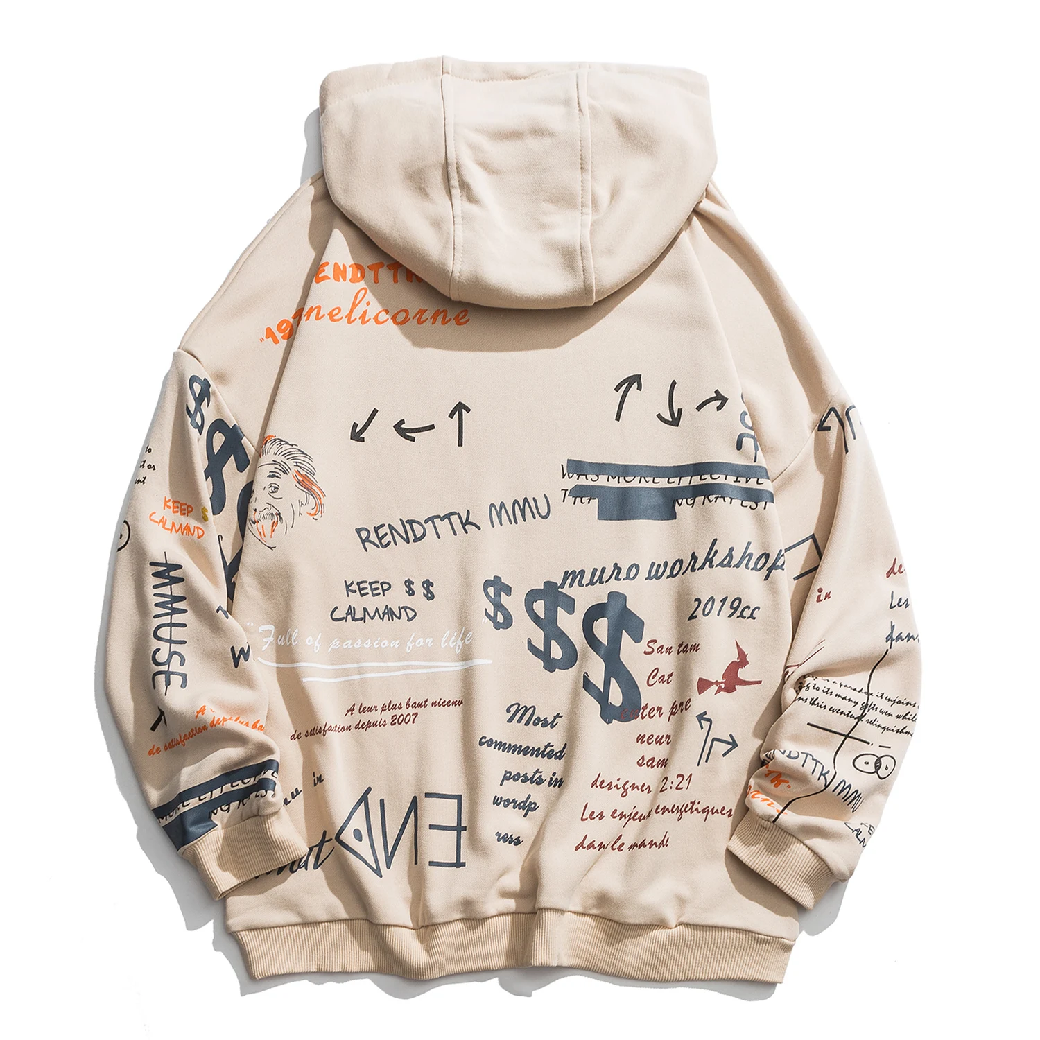 Мужская Толстовка Оверсайз Aelfric Eden винтажная толстовка с капюшоном в стиле