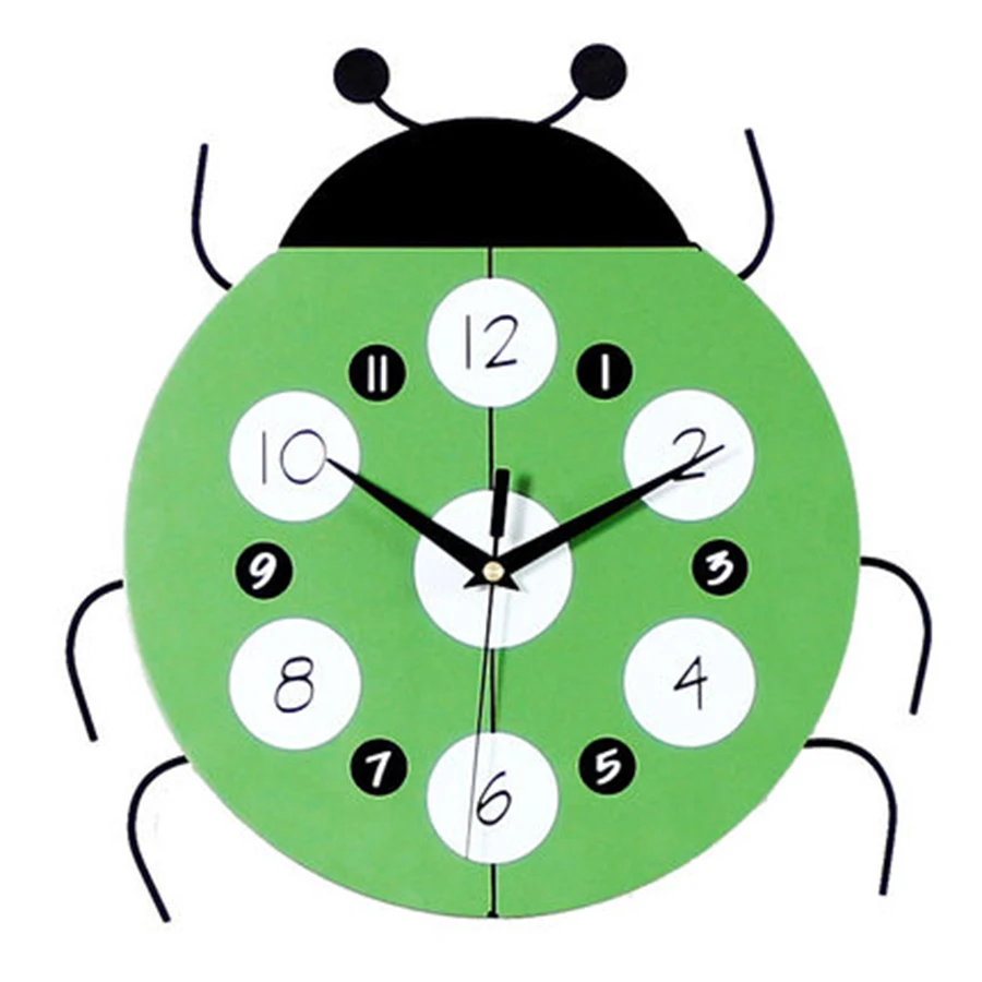 Мультяшные детские цифровые настенные часы современный дизайн 3D кухонные