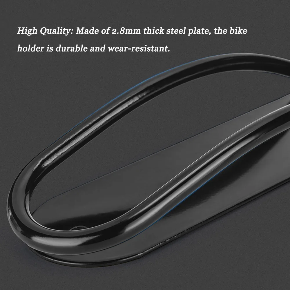 

Bike Wall Hanger Vertical Storage Mount Holder Steel Bicycle Rack Hold up to 44lb for Home Garage Shed