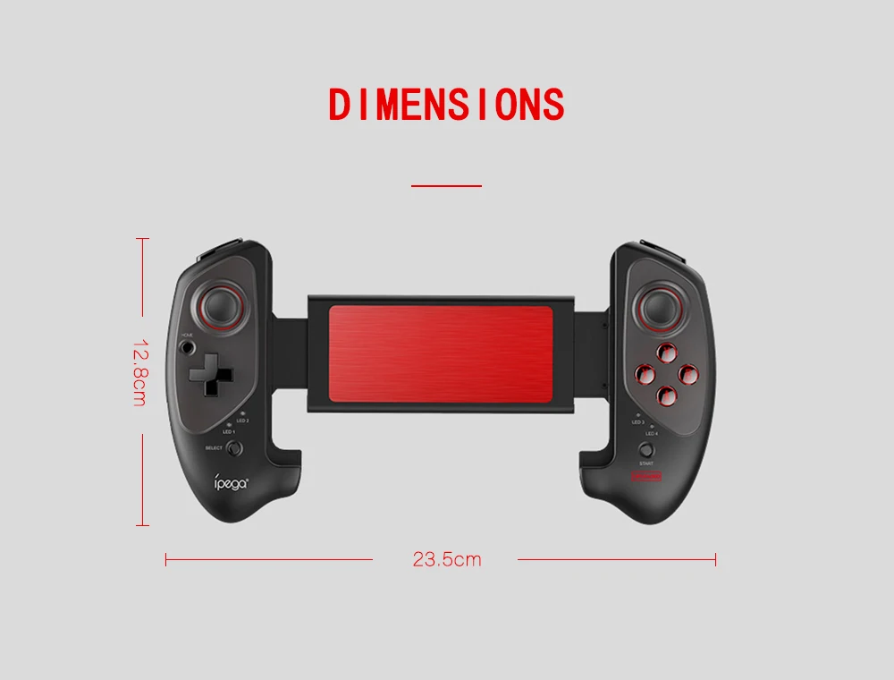 

Vogue PG - 9083S Wireless Bluetooth Game PUBG Controller Joystick Gamepad Tablet For Smartphones Android iOS PC