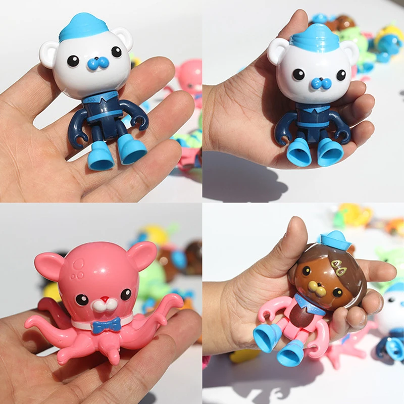 8 шт./партия octonauts фигурные игрушки Октонавты песо капитан Barnacles kwazii shellington Dashi Tweak Inkling octonauts brinquedos