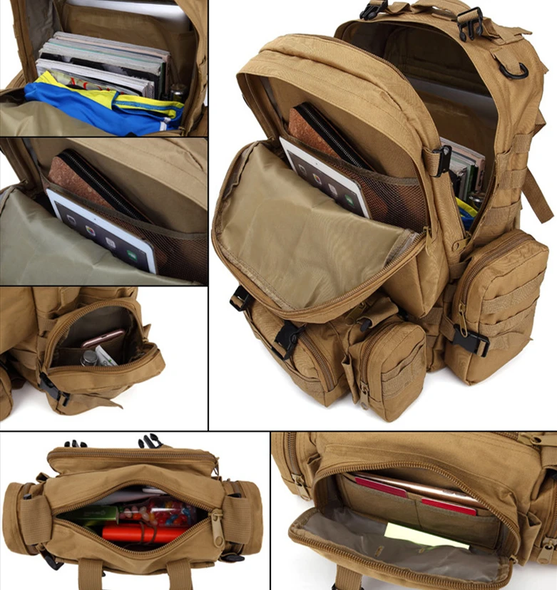 

Professional Huge Capacity Backpack Travel Trekking Hiking Camping Climbing Mountaineering Rucksack for Men Women