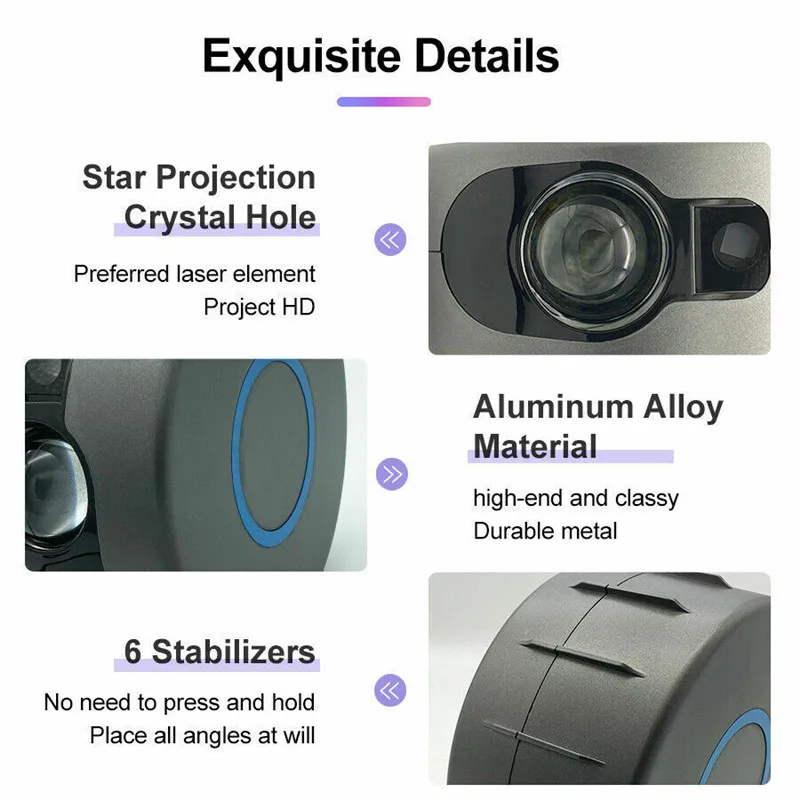 

New Night Lamp Set Rotating LED Projector Light Starry Bar Indoor Party Night Lamp USB UK/EU/US Plug Lamp Drop Shipping