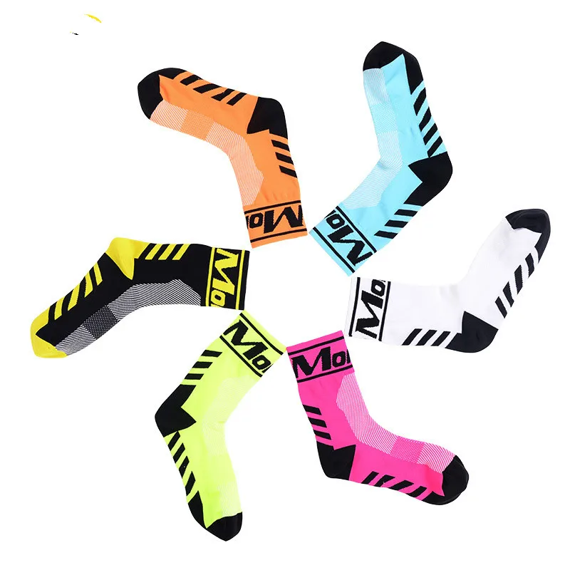 Унисекс велосипед Велоспорт езда дышащий чулочно носочные изделия Носки для