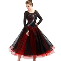 ballroom competition dance dresses women 2022 new design cheap flamenco dancing skirt elegant ladys standard ballroom dress