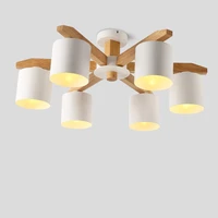 modern led chandelier for living room wood lustre e27 chandelier lighting with lampshades dining table chandeliers kitchen lamps