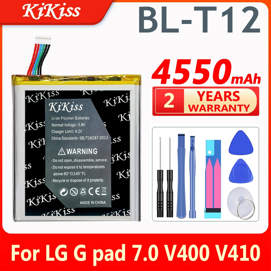 

KiKiss 4550mAh Replacement Battery BL-T12 For LG G pad 7.0 V400 V410 Tablet