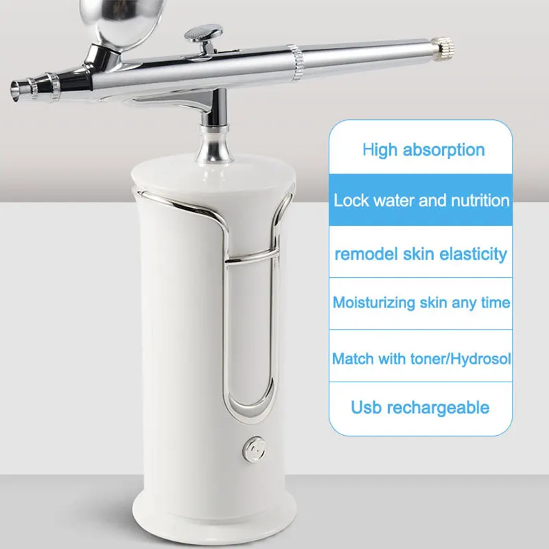 Новинка Аэрограф с нанораспылителем воды и кислородом перезаряжаемый