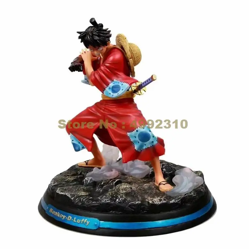 One piece monkey d luffy кимоно gk gear 3 peace land Статуэтка из ПВХ экшн фигурка Коллекционная