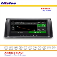 car auto android multimedia gps auto navigation system for bmw x5 e39 e53 m5 radio am fm hd screen display no cd dvd player