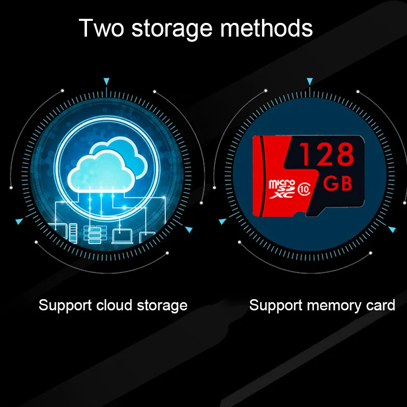 Беспроводная купольная мини камера 720P для улицы умного дома ночного видения