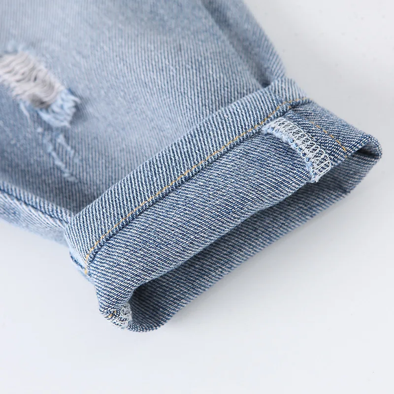 Джинсы для мальчиков Детские джинсы Сезон весна-осень Модные джинсовые брюки