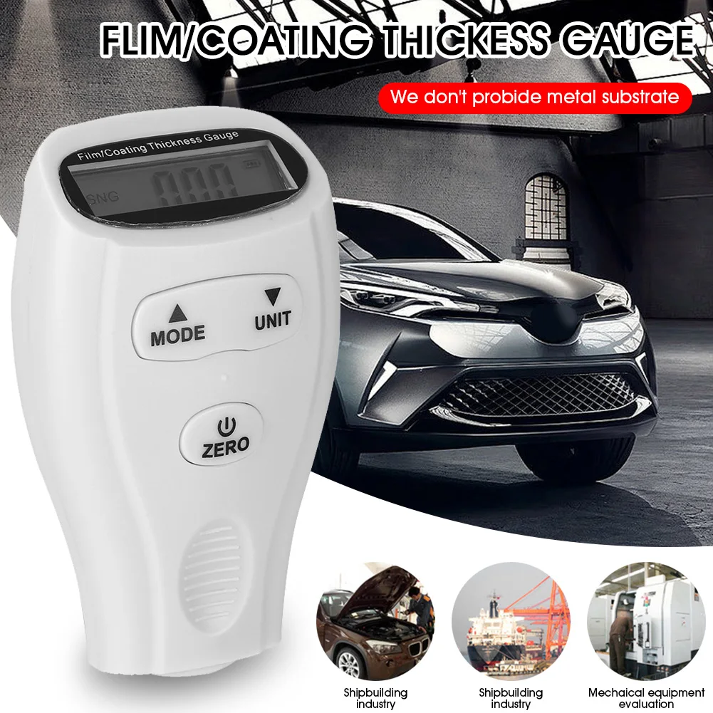 

New product launch Digital Backlight LCD Film Thickness Meter Car Paint Thickness Tester Coating Thickness Gauge GM200A