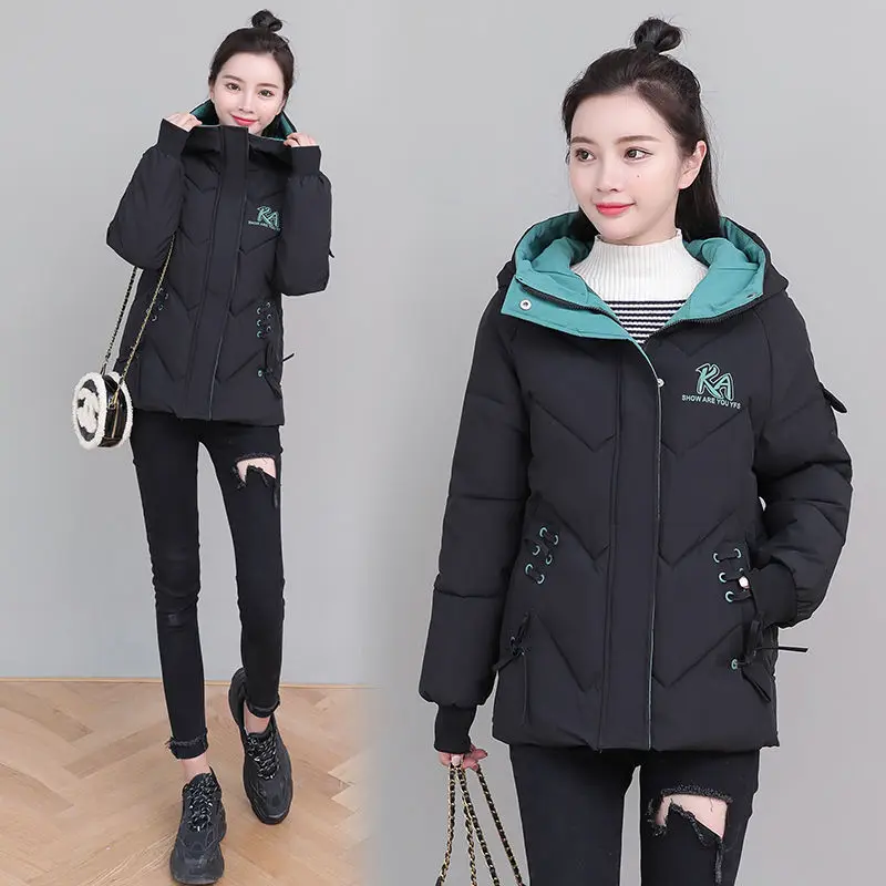 

paragraph brief 2020 new han edition cotton-padded jacket fashion coat with thick cotton-padded clothes loose big yards