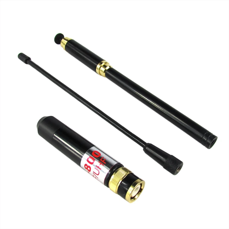 AL800 UHF VHF телескопическая BNC антенна высокого качества для Kenwood портативная