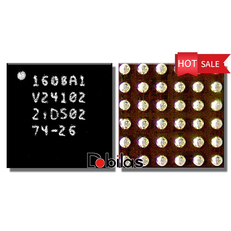 10pcslot 1608a1 u2 for iphone 5 5g charger charging ic bga mobile phone integrated circuits replacement parts chip chipset free global shipping