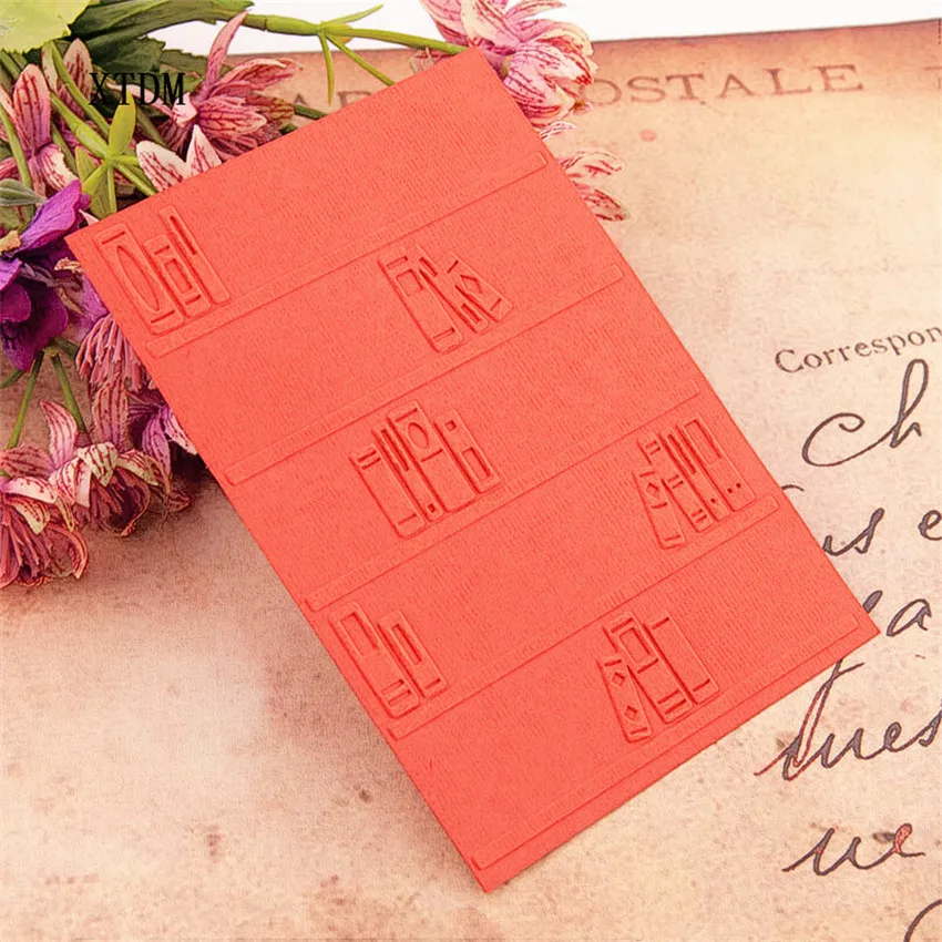 Горячие пластиковые часы шаблон помады набор ремесло карты делая бумага