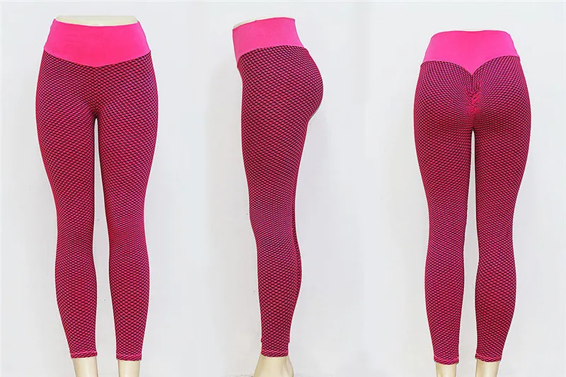 NCLAGEN Women Jacquard Weave Sweat Squat Proof Mesh Seamless Knitting Scrunch Butt Leggings Yoga Pant Workout Fitness GYM Tights