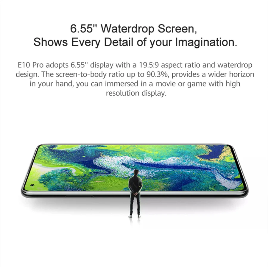 Elephone E10 Pro смартфон с 5 дюймовым дисплеем восьмиядерным процессором ОЗУ 4 Гб ПЗУ 128