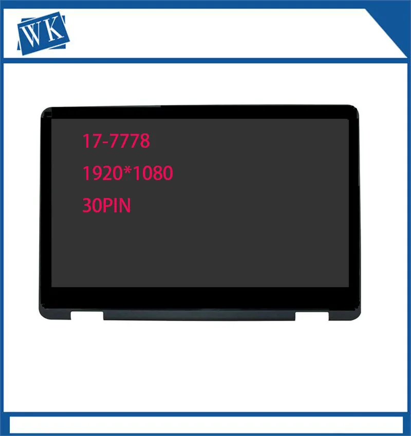 Для ноутбука Dell inspiron 17 7778 7779 3 сенсорный ЖК-экран в сборе с рамкой + плата