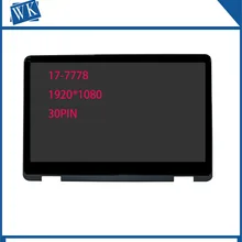 For Dell inspiron 17  7778  17.3 Laptop LCD Touch Screen Assembly With Frame+Control Board 1920X1080