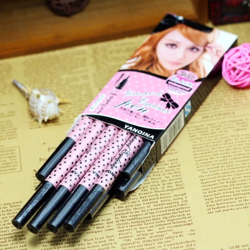 Черная Водостойкая Подводка комбинированная жидкая подводка для глаз косметика