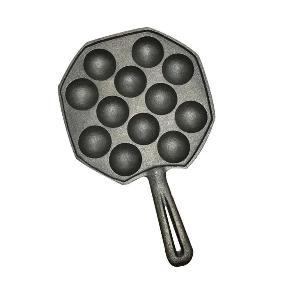 12 отверстий легко чистить DIY Takoyaki сковорода Осьминог шарики выпечки Форма для
