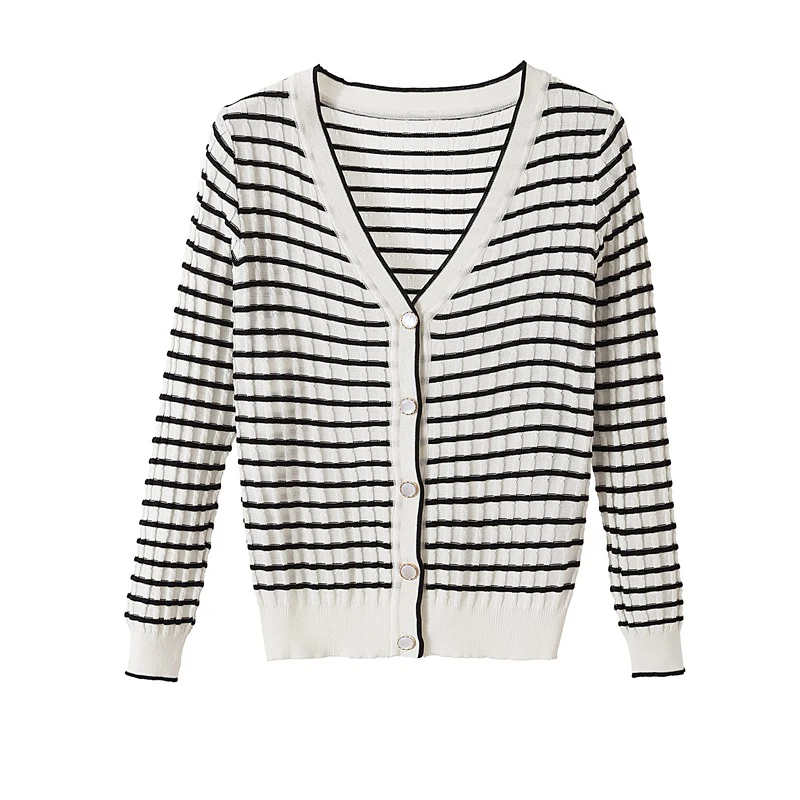 

Xiaoxiangfeng Western style Knit Cardigan Slim Short Long Sleeve Top in Early Autumn