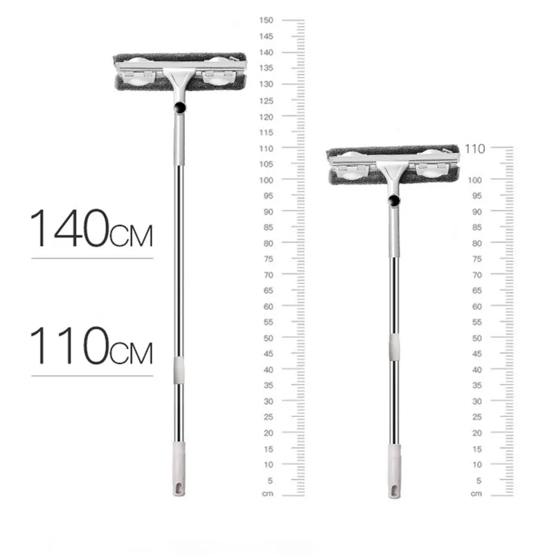 Швабра для мытья окон швабра со стеклом с вращающейся головкой силиконовая щетка