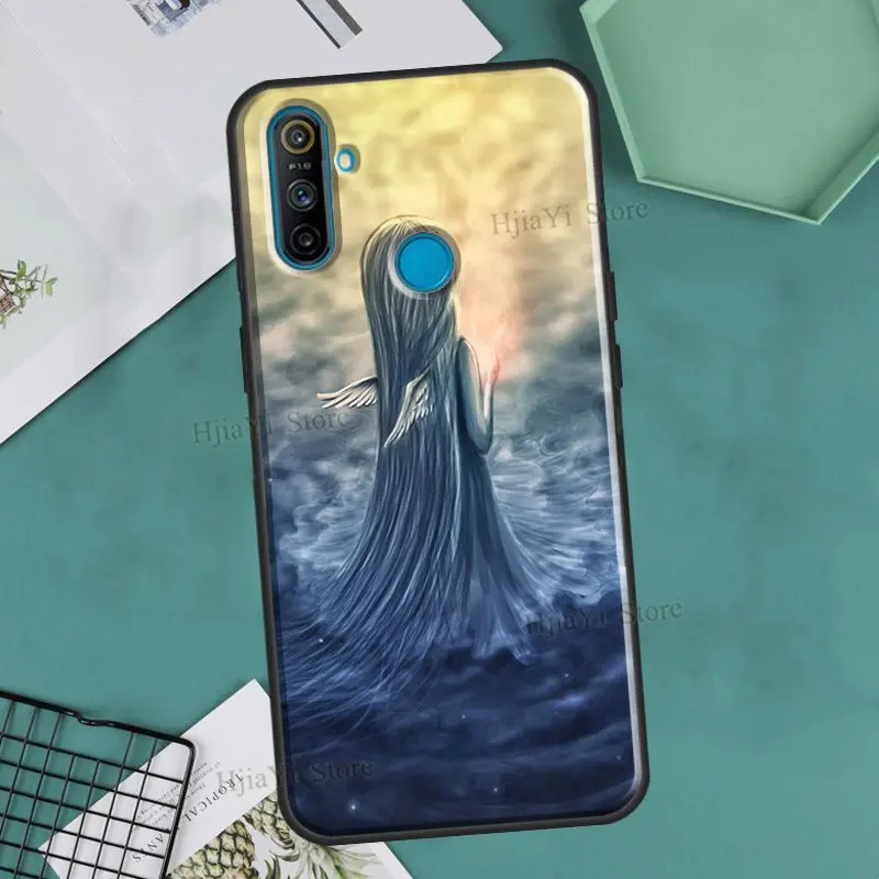 Чехол с изображением ангелов Guardian для OPPO Realme GT Neo 2 Master 8i 9i 8 A5 A9 A15 A53 A52 A72 OnePlus 9 10 Pro 9R