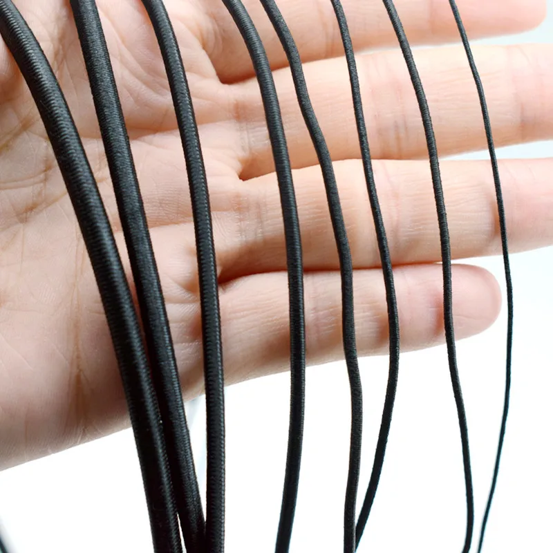 Эластичная лента круглая высокоэластичная леска для шитья сделай сам резиновая